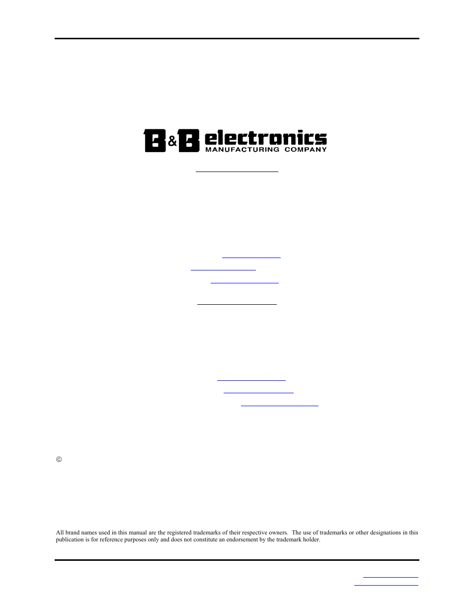 B&B Electronics Zlinx 485 User Manual | Page 2 / 52