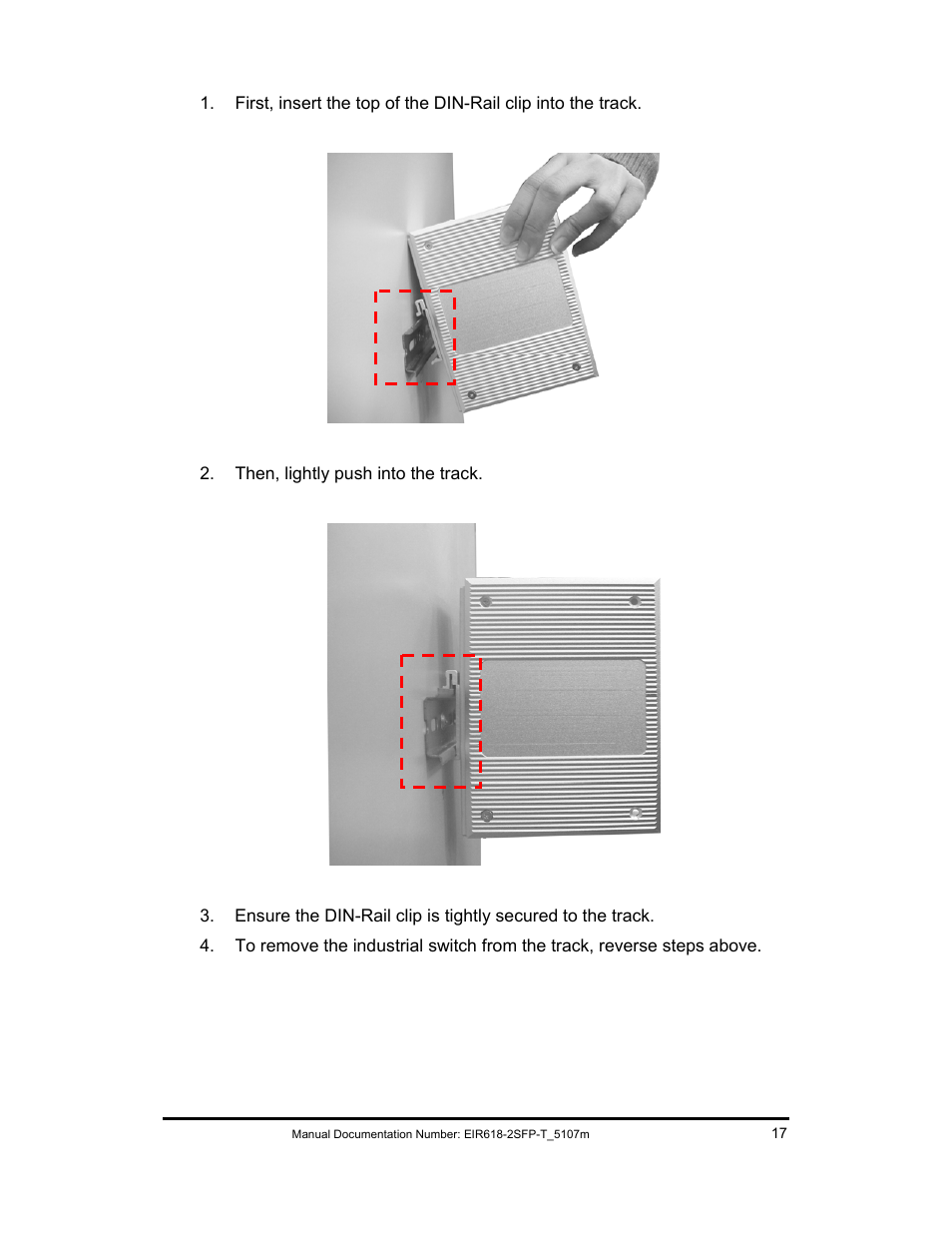 B&B Electronics EIR618-2SFP-T User Manual | Page 29 / 116