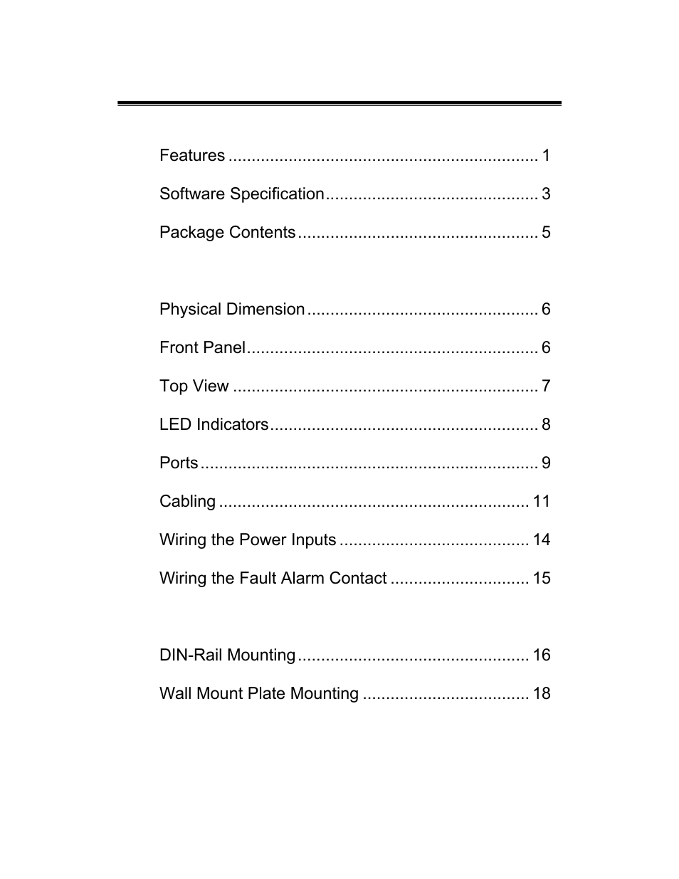 Content | B&B Electronics EIR618-2SFP-T User Manual | Page 7 / 116