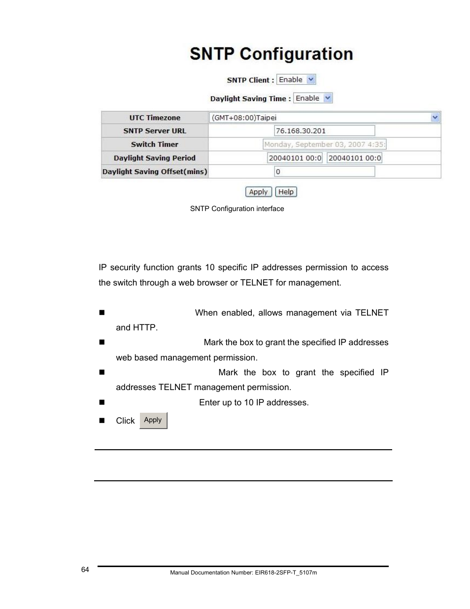 Ip security | B&B Electronics EIR618-2SFP-T User Manual | Page 76 / 116