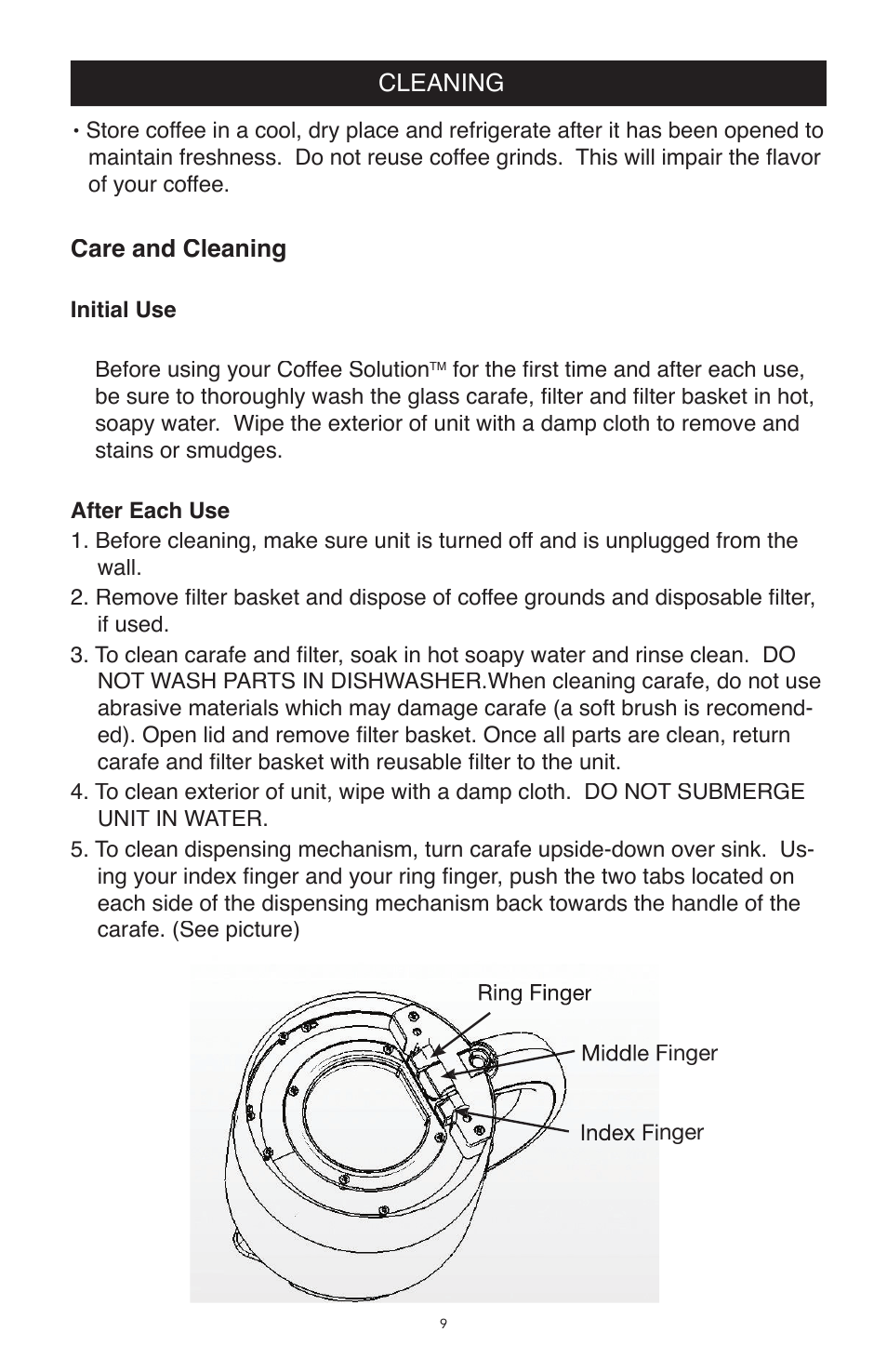 West Bend Back to Basics CC500 User Manual | Page 9 / 12