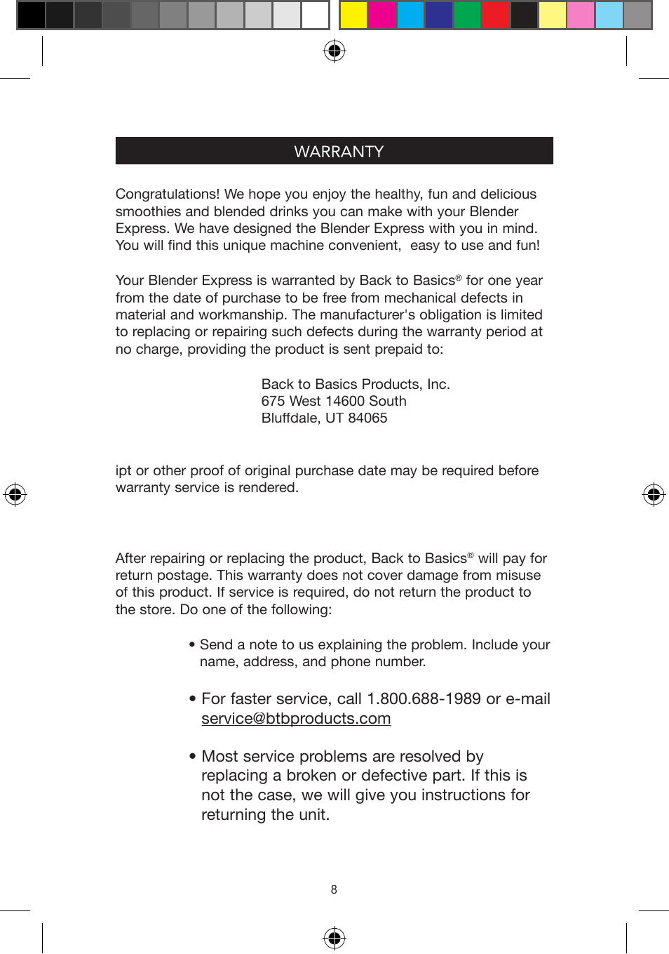 West Bend Back to Basics BPE3BRAUS User Manual | Page 8 / 16