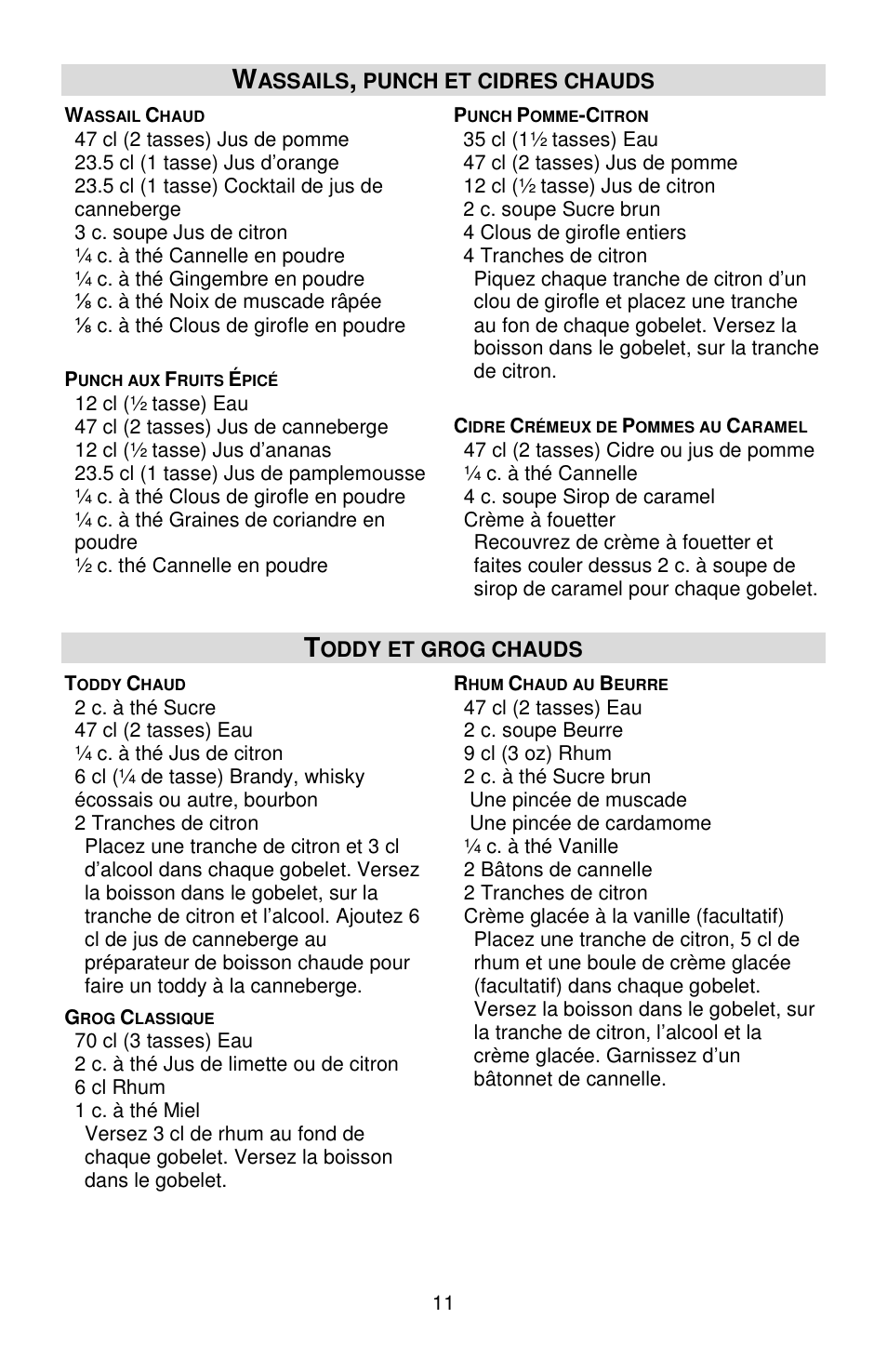 West Bend Back to Basics Cocoa~Latte User Manual | Page 23 / 40