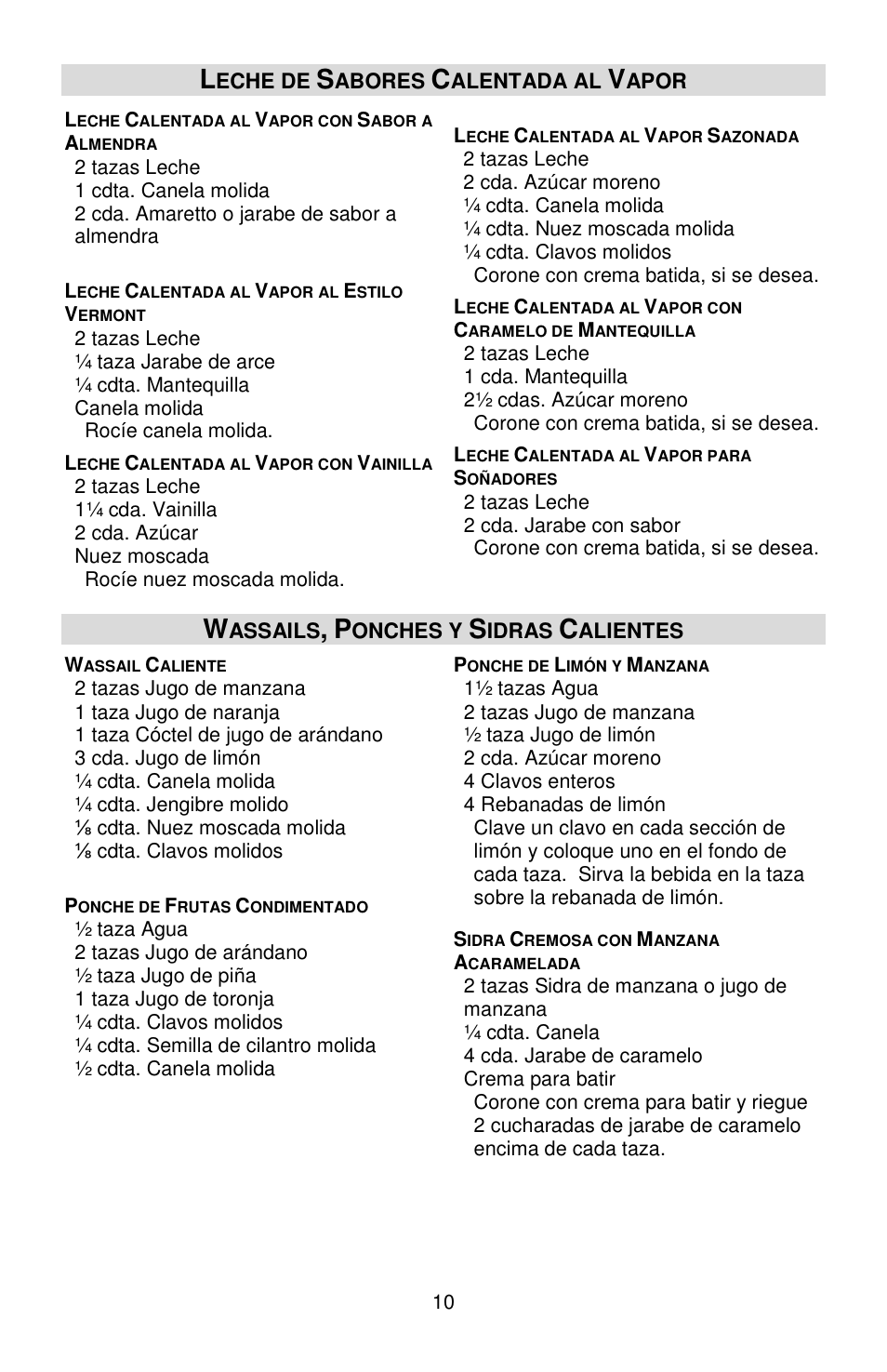 West Bend Back to Basics Cocoa~Latte User Manual | Page 36 / 40