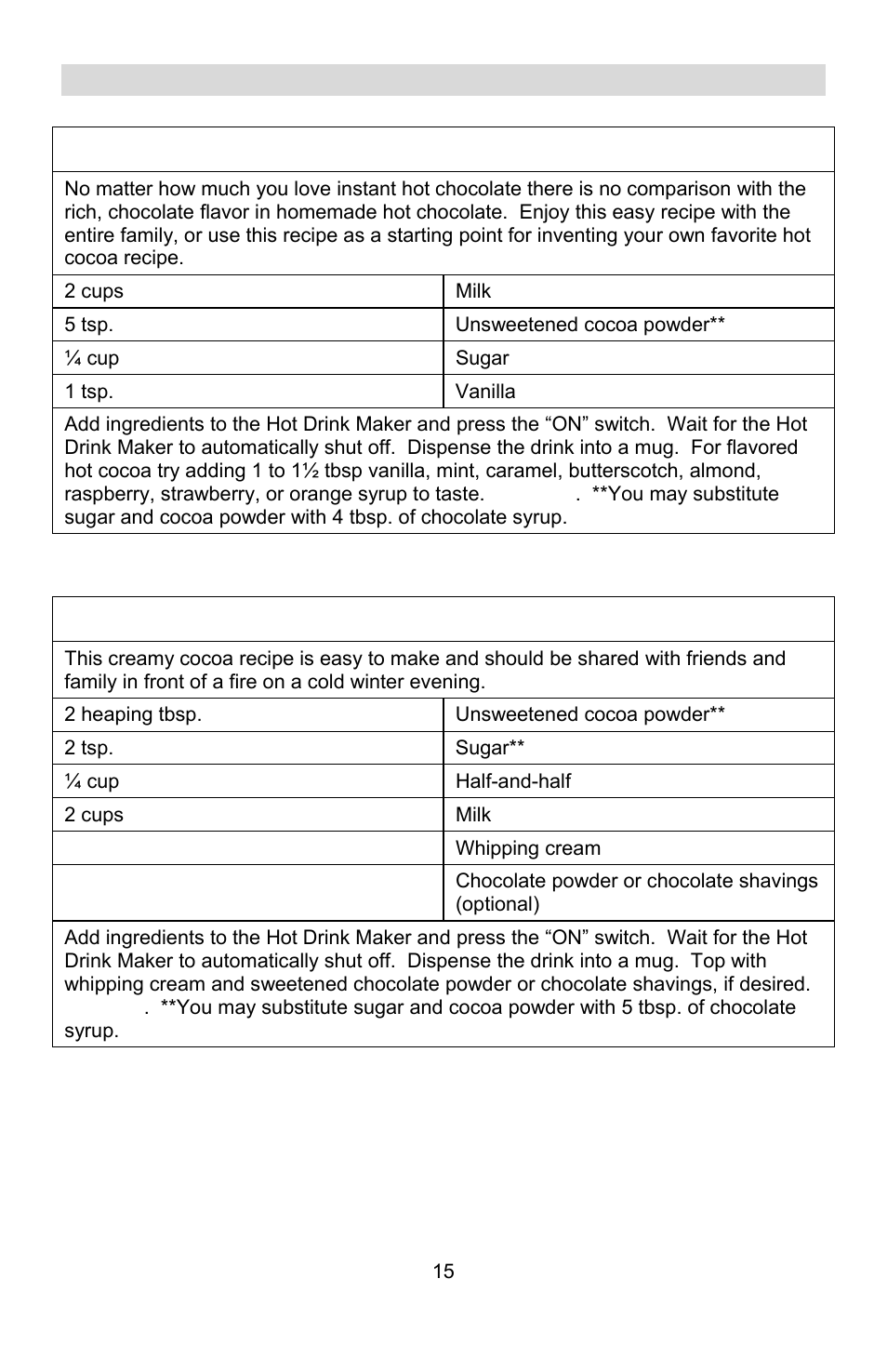 West Bend Back to Basics Coffeemaker User Manual | Page 15 / 76
