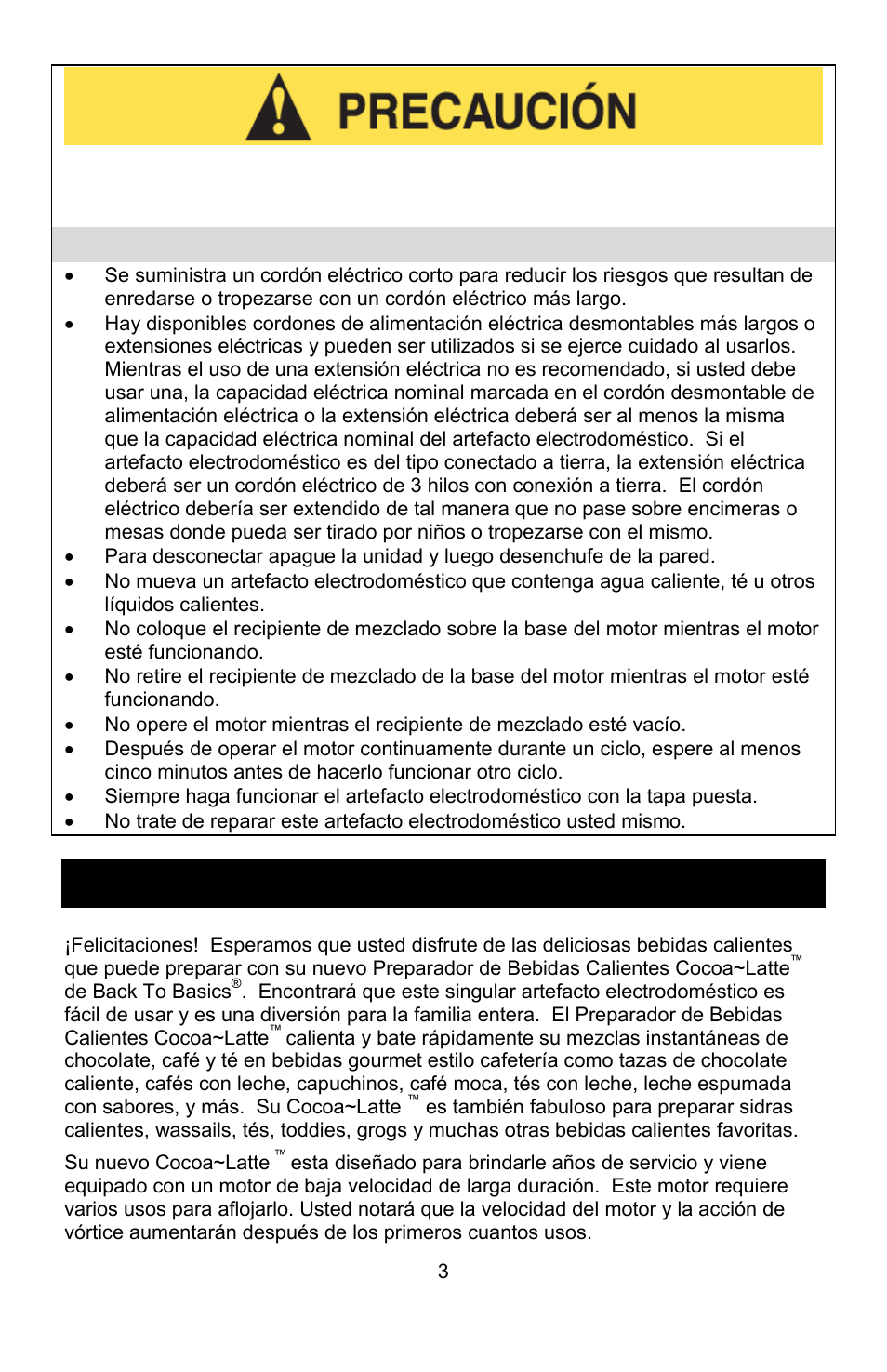 Conserve estas instrucciones | West Bend Back to Basics Coffeemaker User Manual | Page 53 / 76