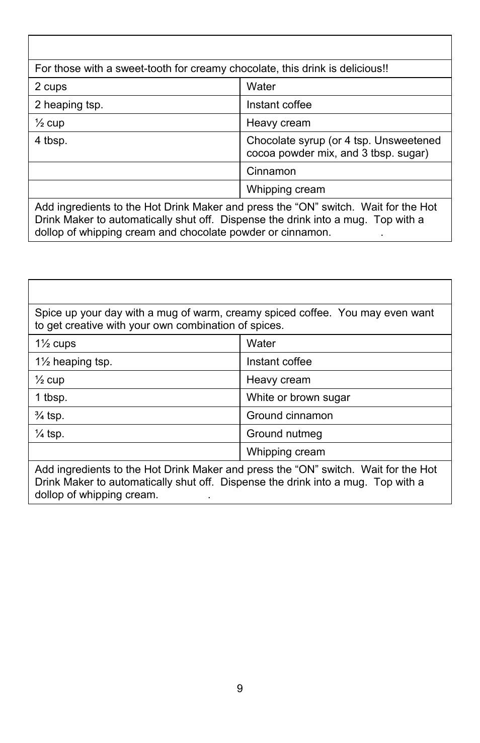 West Bend Back to Basics Coffeemaker User Manual | Page 9 / 76