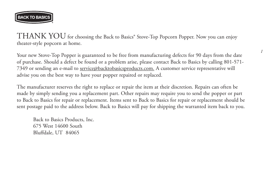 West Bend Back to Basics PCALINST User Manual | Page 3 / 8