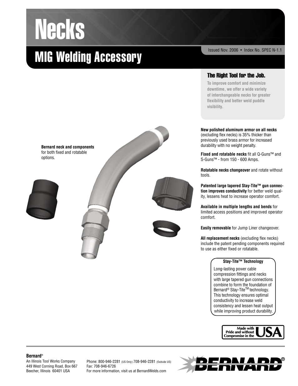 Bernard Necks N-1.1 User Manual | 2 pages