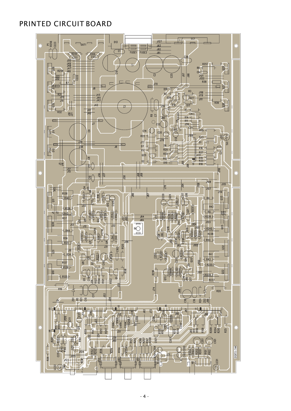 Printed circuit board | Boss Audio Systems CHAOS CH700 User Manual | Page 4 / 8