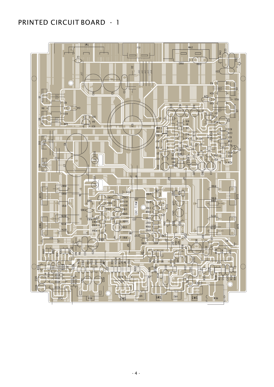 Printed circuit board - 1 | Boss Audio Systems GT1000M User Manual | Page 4 / 8