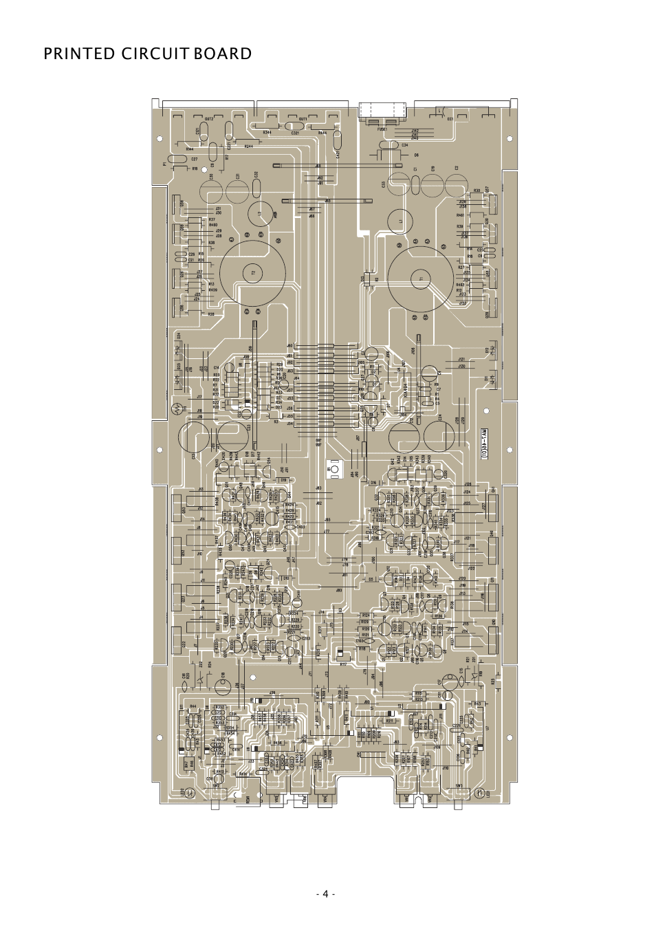 Printed circuit board | Boss Audio Systems CHAOS CH800 User Manual | Page 4 / 9
