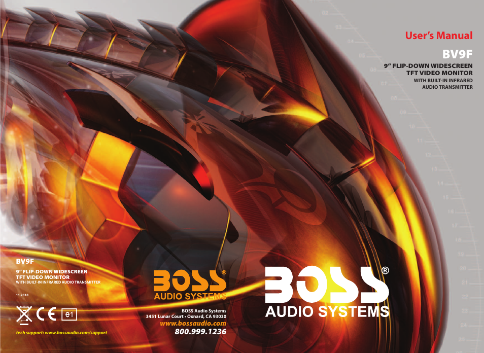 Boss Audio Systems BV9F User Manual | 6 pages