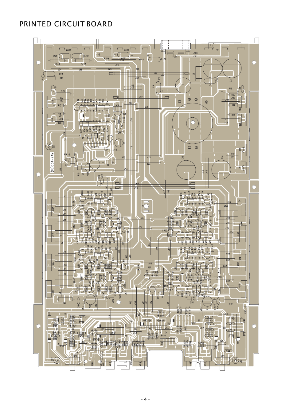 Printed circuit board | Boss Audio Systems CH600 User Manual | Page 4 / 9