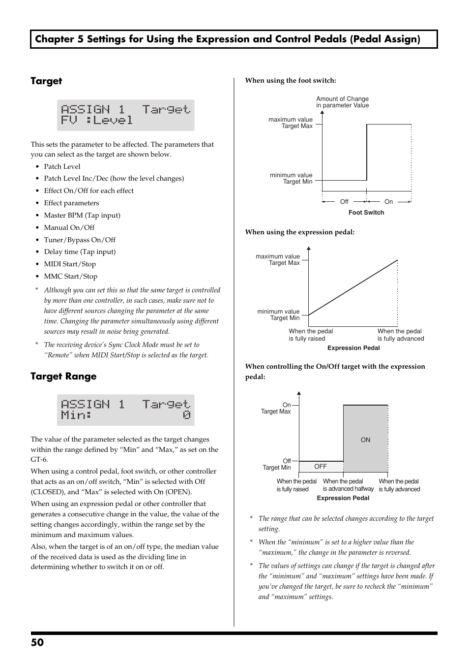 Target range | Boss Audio Systems GT-6 User Manual | Page 50 / 84