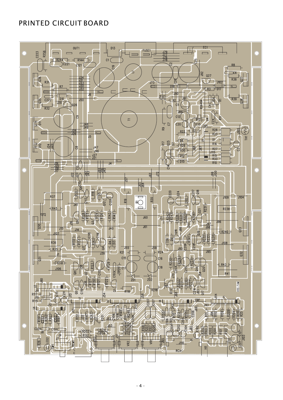 Printed circuit board | Boss Audio Systems CHAOS CH550 User Manual | Page 4 / 8