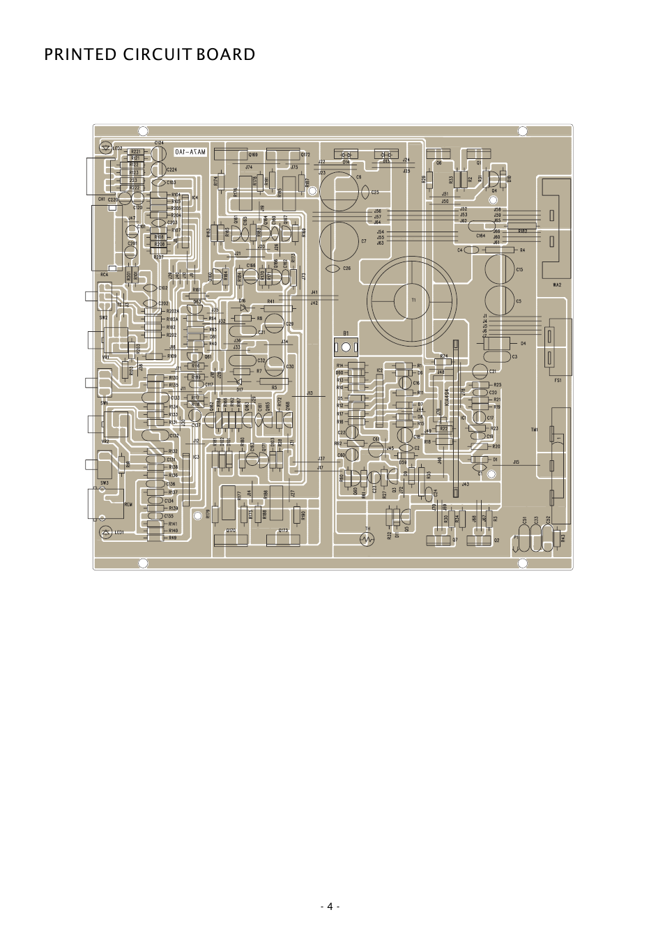 Printed circuit board | Boss Audio Systems CH850M User Manual | Page 4 / 8