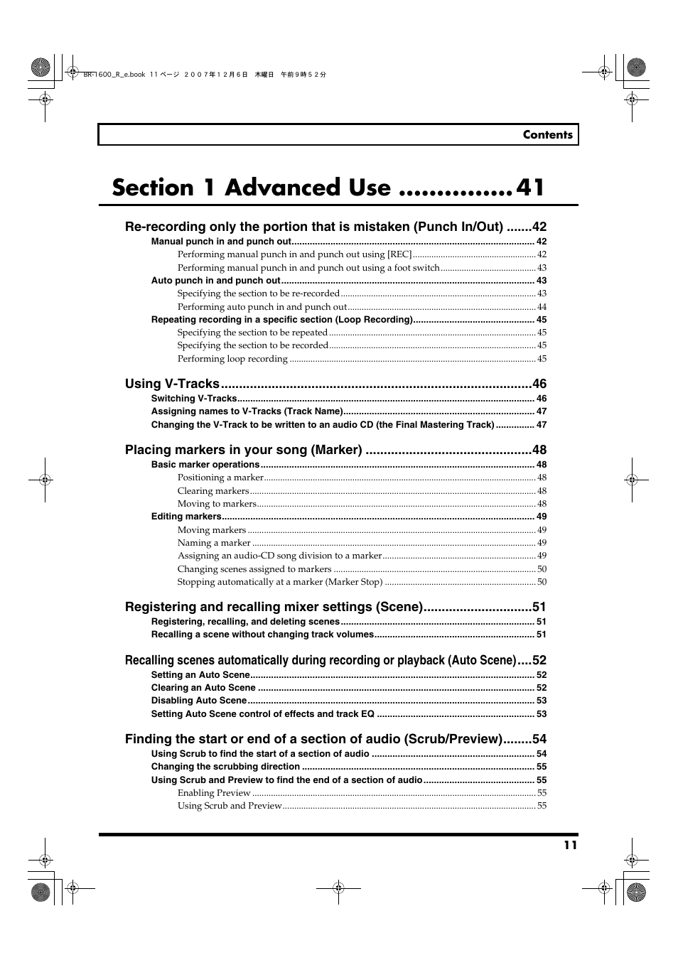 Boss Audio Systems DIGITAL RECORDING STUDIO BR-1600CD User Manual | Page 11 / 312