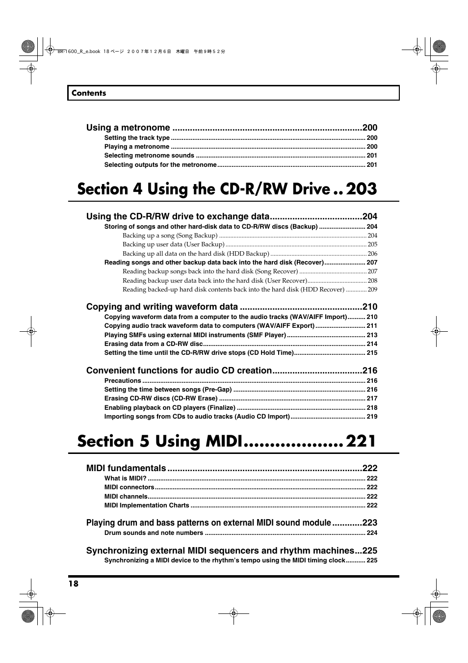 Boss Audio Systems DIGITAL RECORDING STUDIO BR-1600CD User Manual | Page 18 / 312