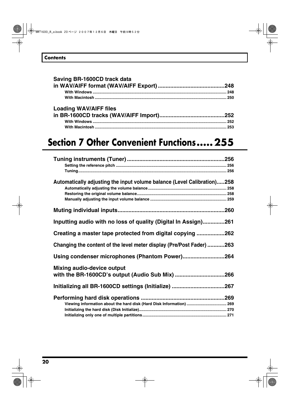 Boss Audio Systems DIGITAL RECORDING STUDIO BR-1600CD User Manual | Page 20 / 312