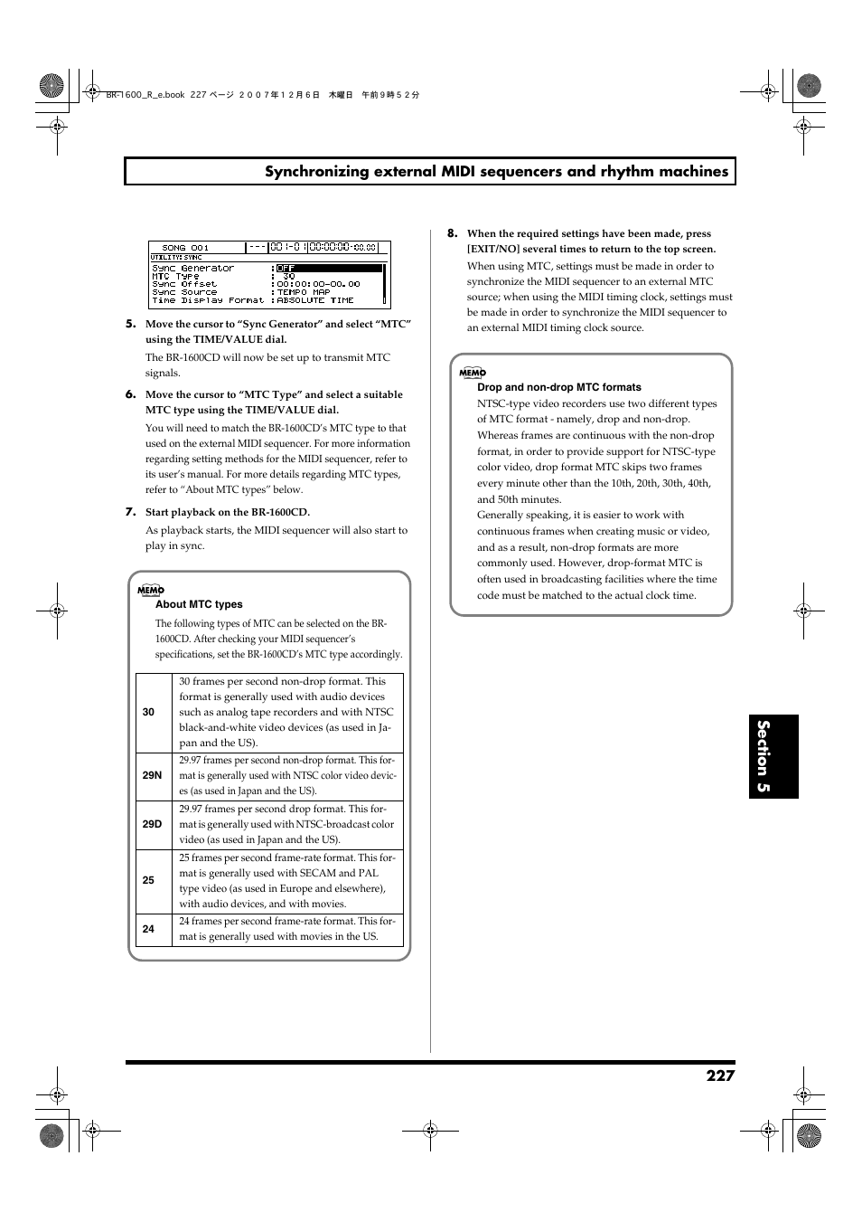 Boss Audio Systems DIGITAL RECORDING STUDIO BR-1600CD User Manual | Page 227 / 312