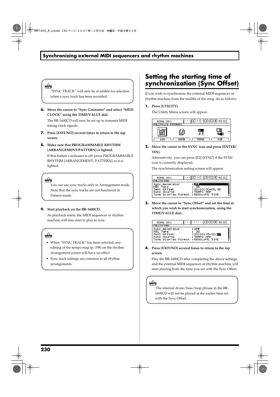 Boss Audio Systems DIGITAL RECORDING STUDIO BR-1600CD User Manual | Page 230 / 312