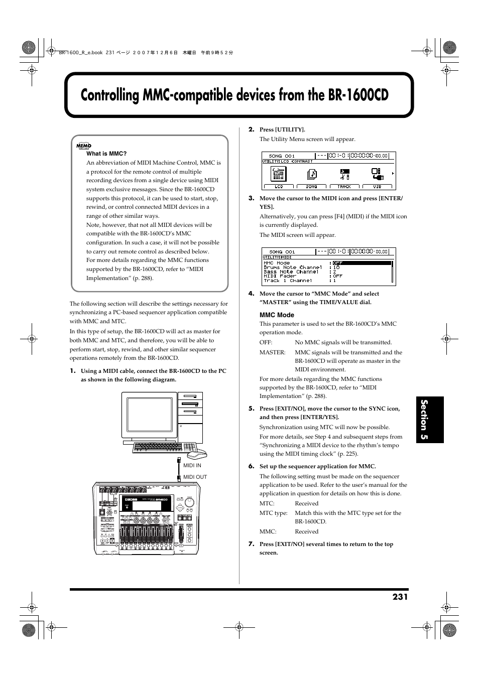 Boss Audio Systems DIGITAL RECORDING STUDIO BR-1600CD User Manual | Page 231 / 312