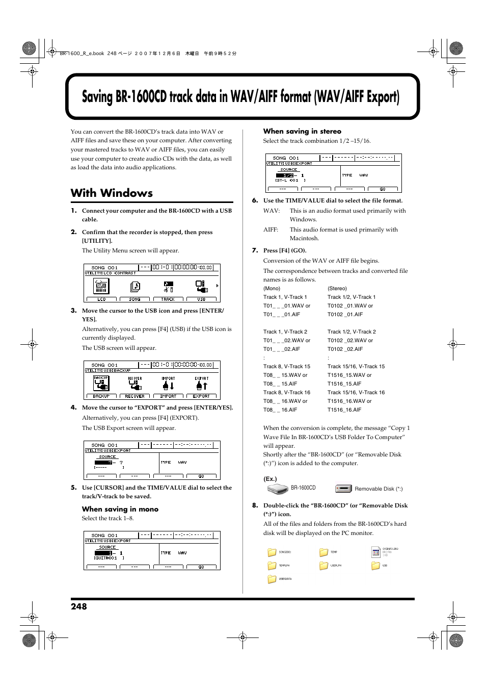 With windows | Boss Audio Systems DIGITAL RECORDING STUDIO BR-1600CD User Manual | Page 248 / 312