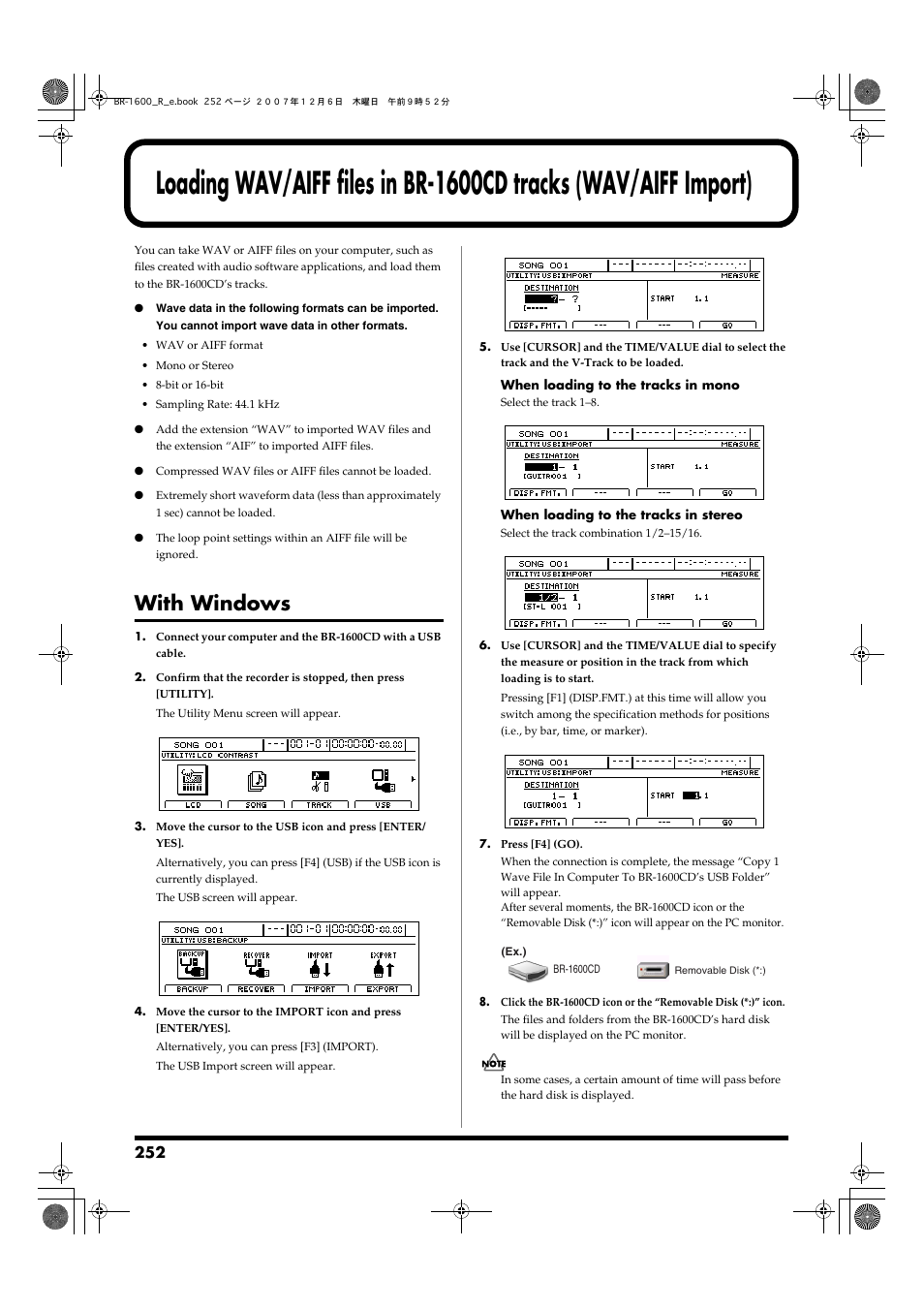 With windows | Boss Audio Systems DIGITAL RECORDING STUDIO BR-1600CD User Manual | Page 252 / 312
