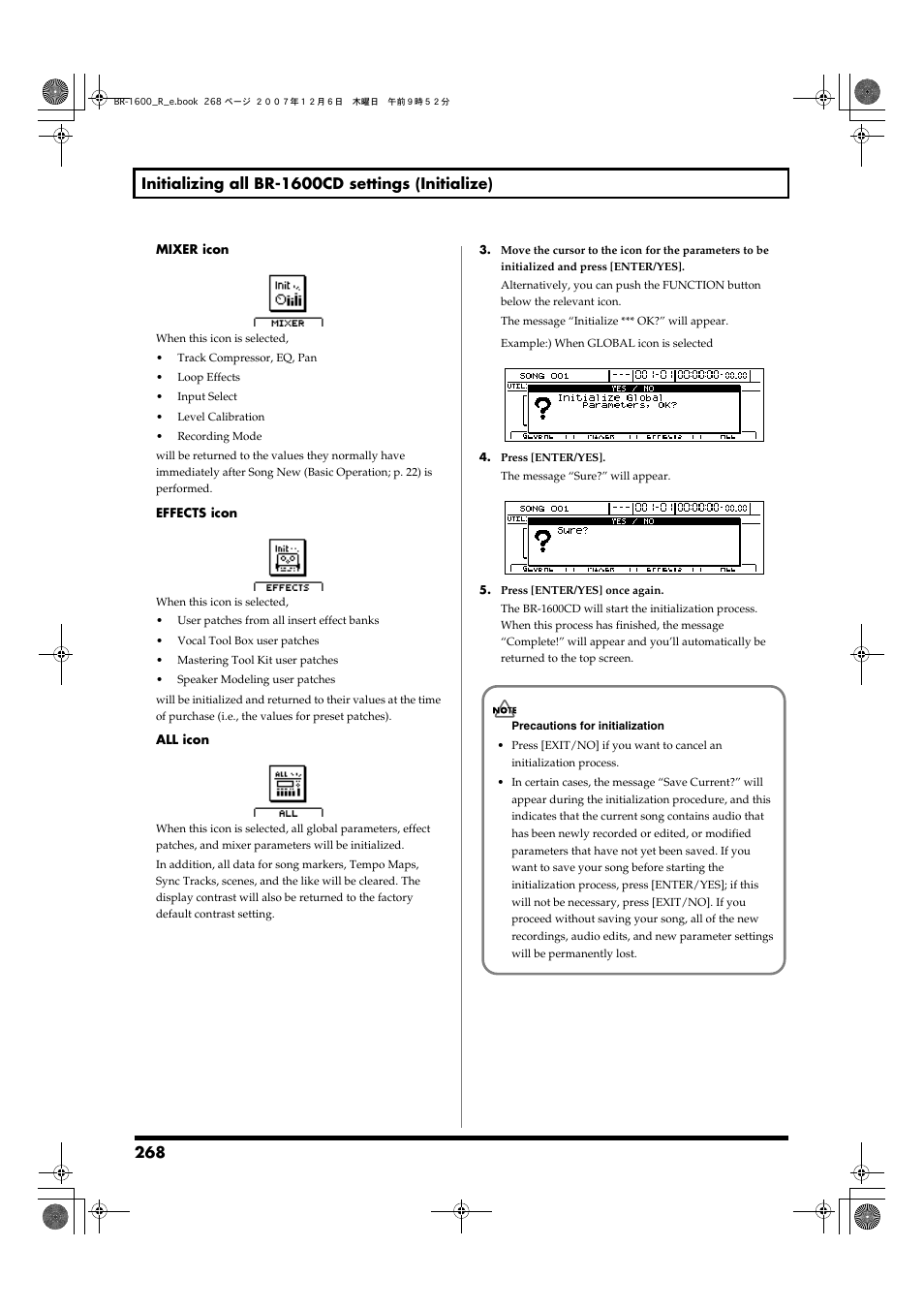 Boss Audio Systems DIGITAL RECORDING STUDIO BR-1600CD User Manual | Page 268 / 312