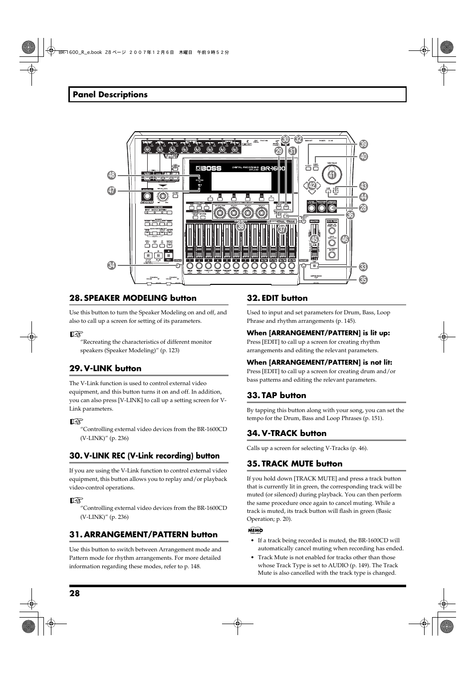 Boss Audio Systems DIGITAL RECORDING STUDIO BR-1600CD User Manual | Page 28 / 312