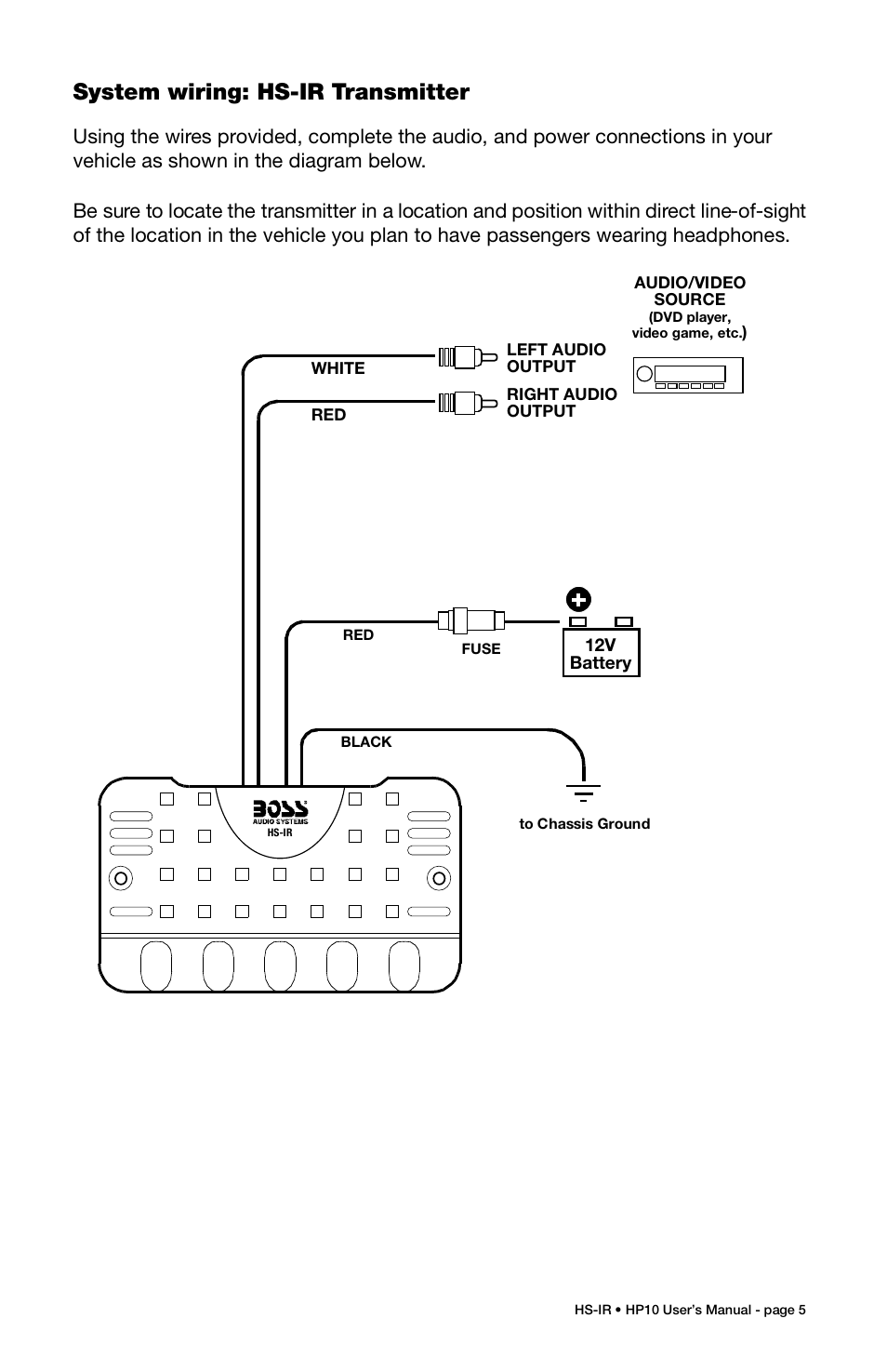 Boss Audio Systems HP-10 User Manual | Page 6 / 9