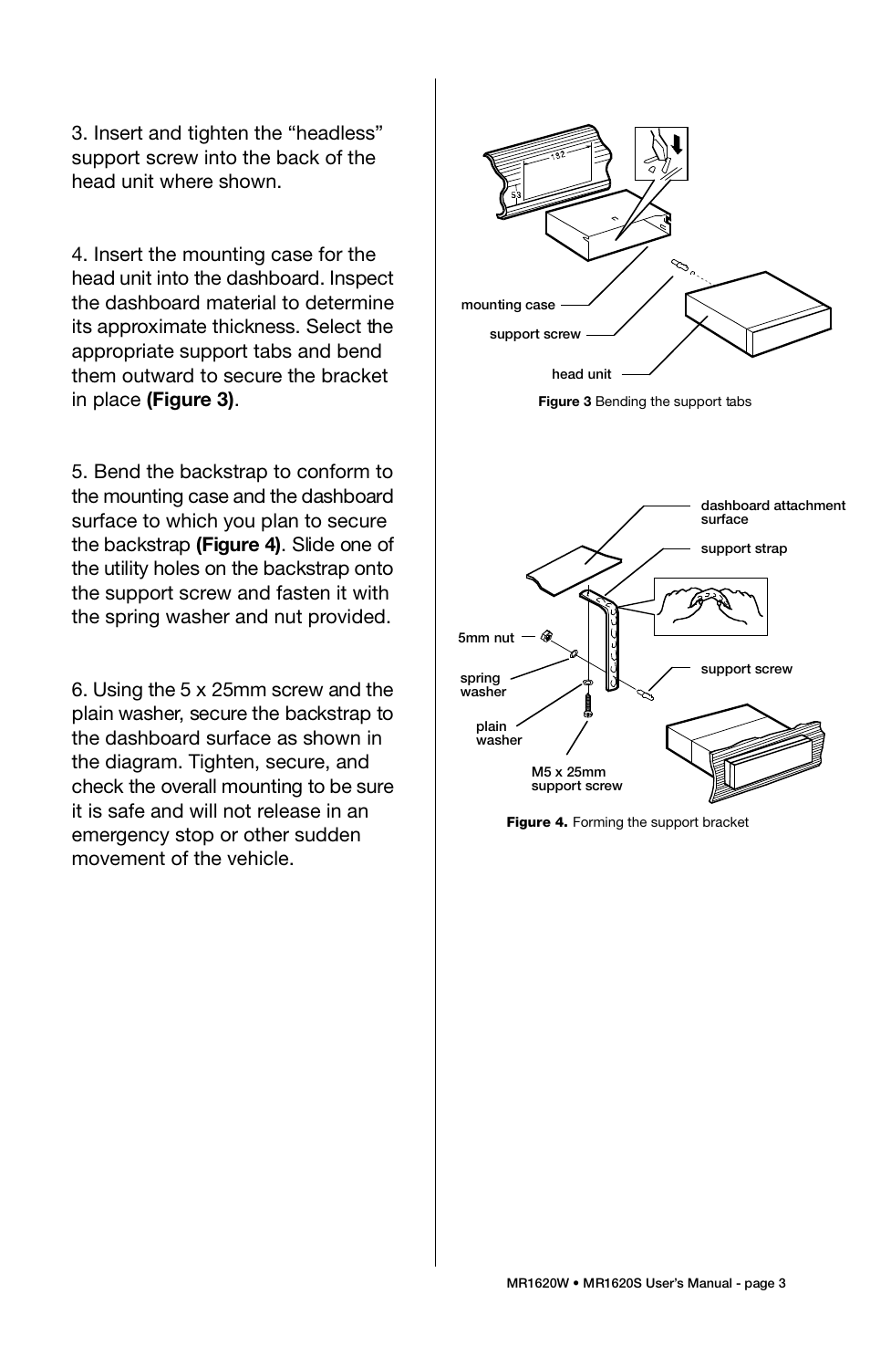 Boss Audio Systems MR1620S User Manual | Page 4 / 21