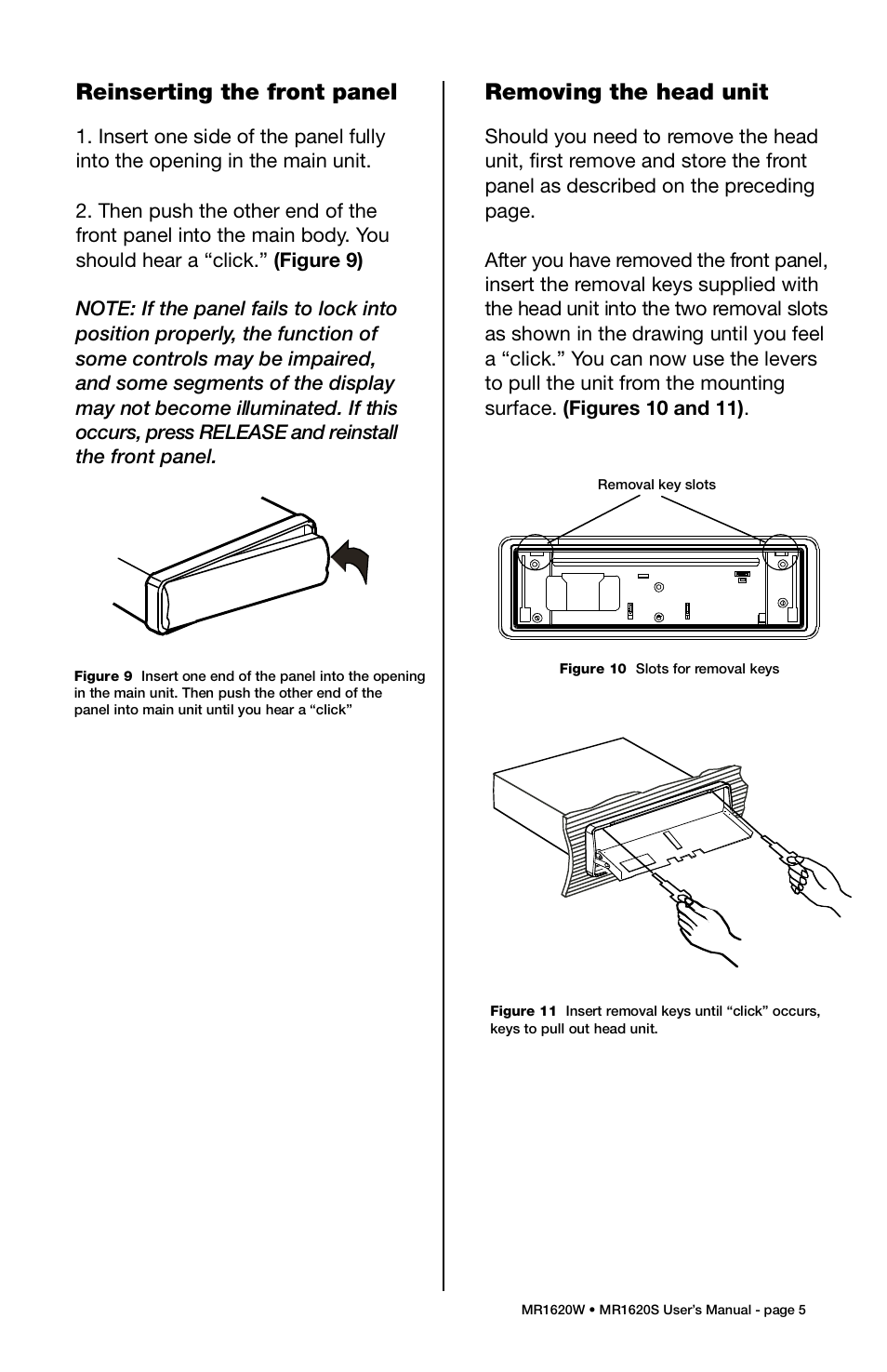 Boss Audio Systems MR1620S User Manual | Page 6 / 21