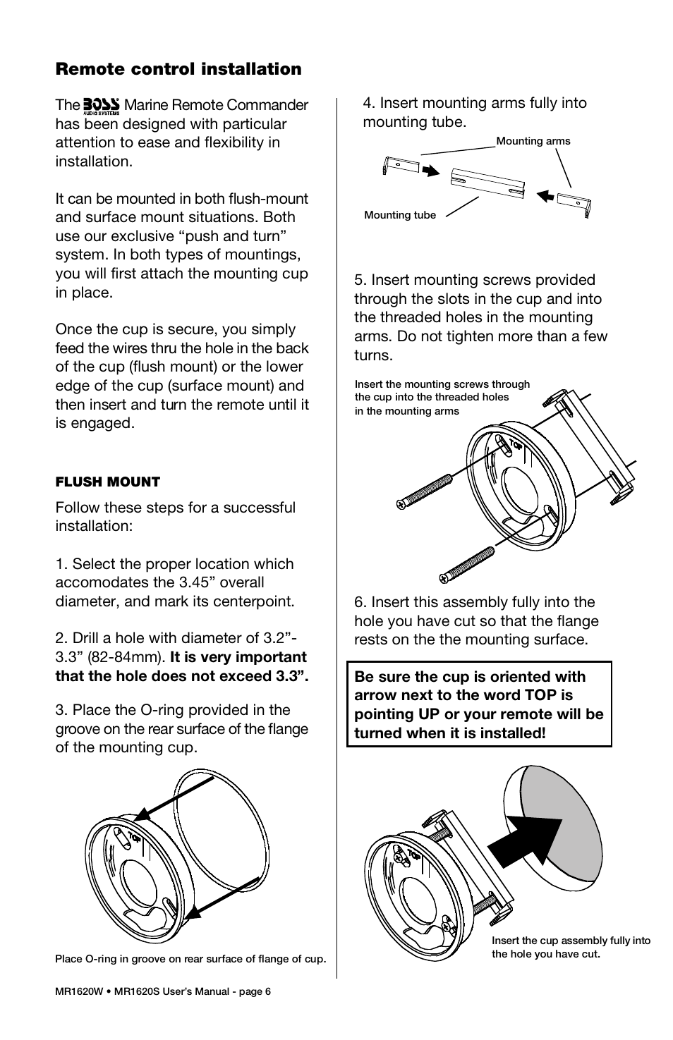 Boss Audio Systems MR1620S User Manual | Page 7 / 21