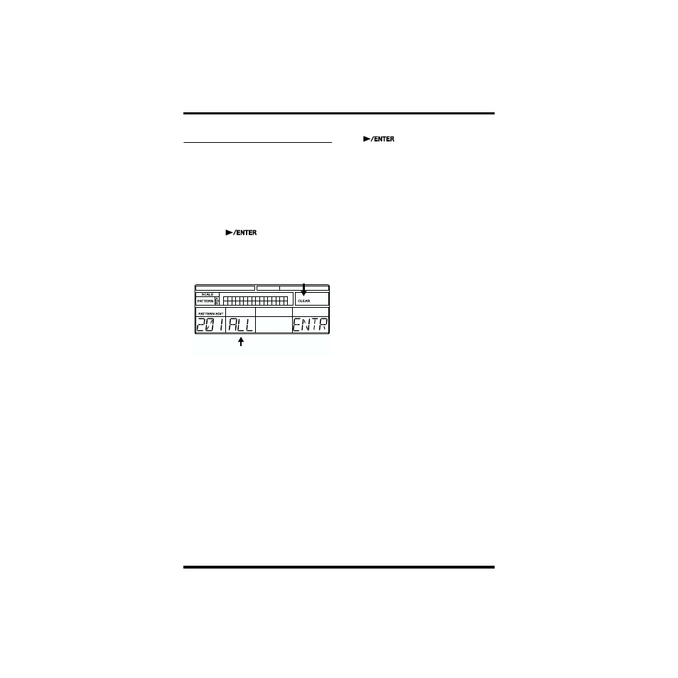 Erasing patterns (pattern clear) | Boss Audio Systems DR-670 User Manual | Page 60 / 120