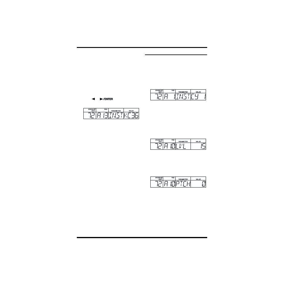 Editing procedure, Editing the drum parts, Setting the volume (level) | Setting the pitch (pitch) | Boss Audio Systems DR-670 User Manual | Page 80 / 120