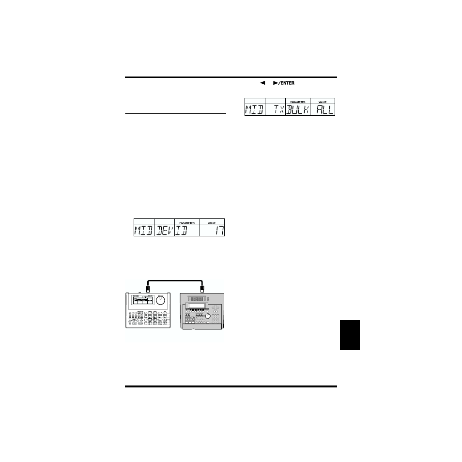 Setting the device id, Transmitting the dr-670’s data (bulk dump) | Boss Audio Systems DR-670 User Manual | Page 89 / 120