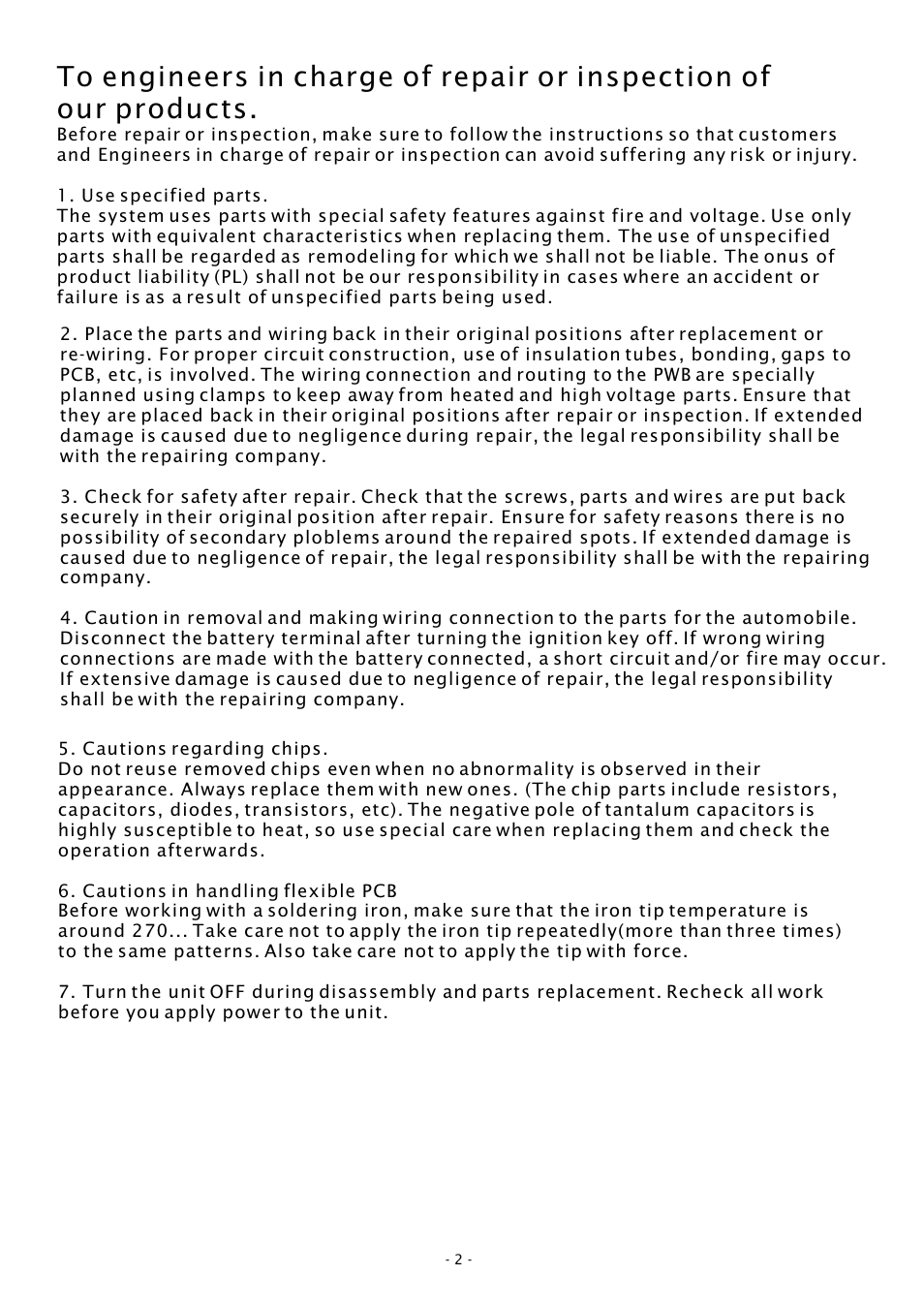 Boss Audio Systems CHAOS CH650 User Manual | Page 2 / 9