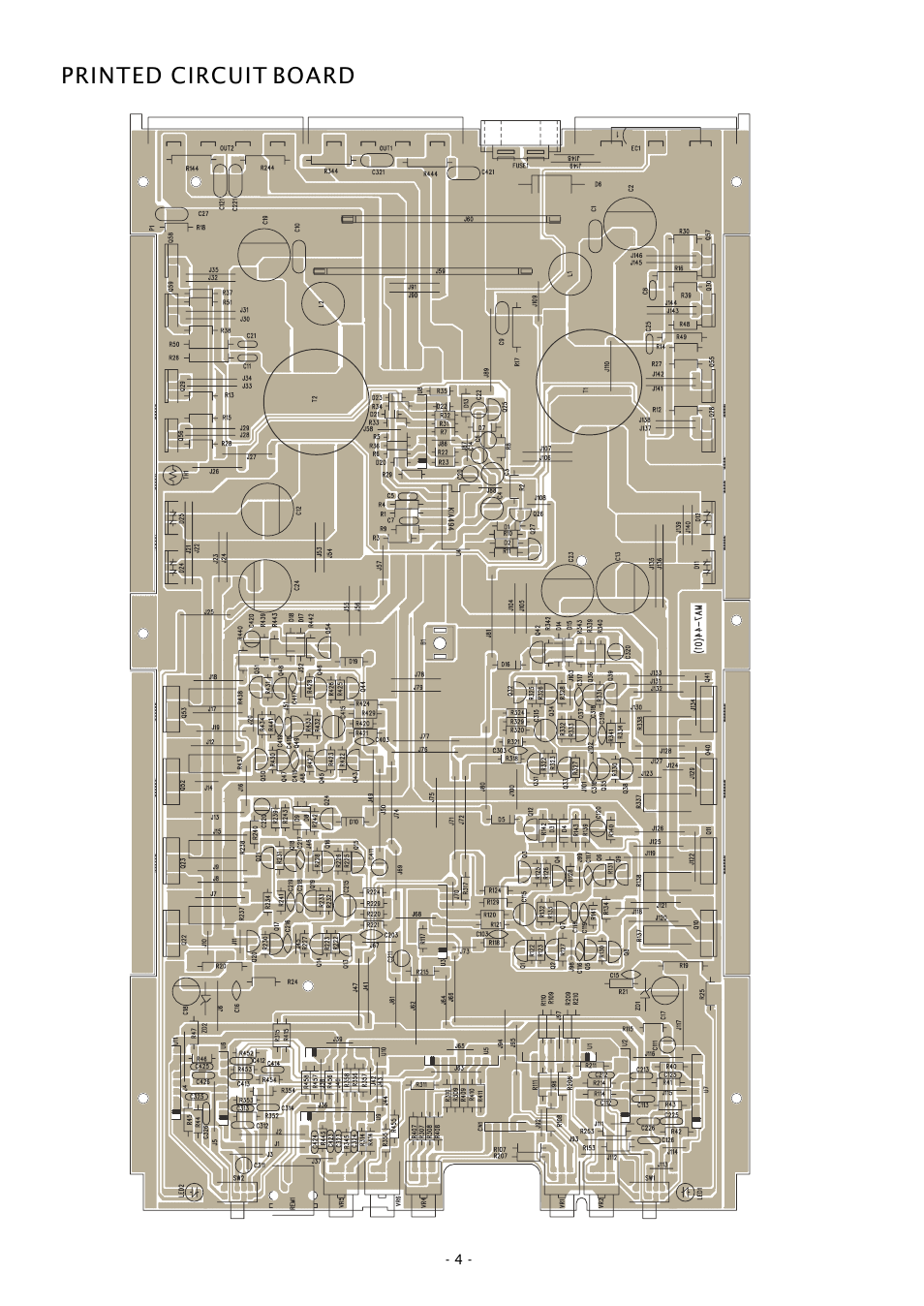 Printed circuit board | Boss Audio Systems CHAOS CH650 User Manual | Page 4 / 9