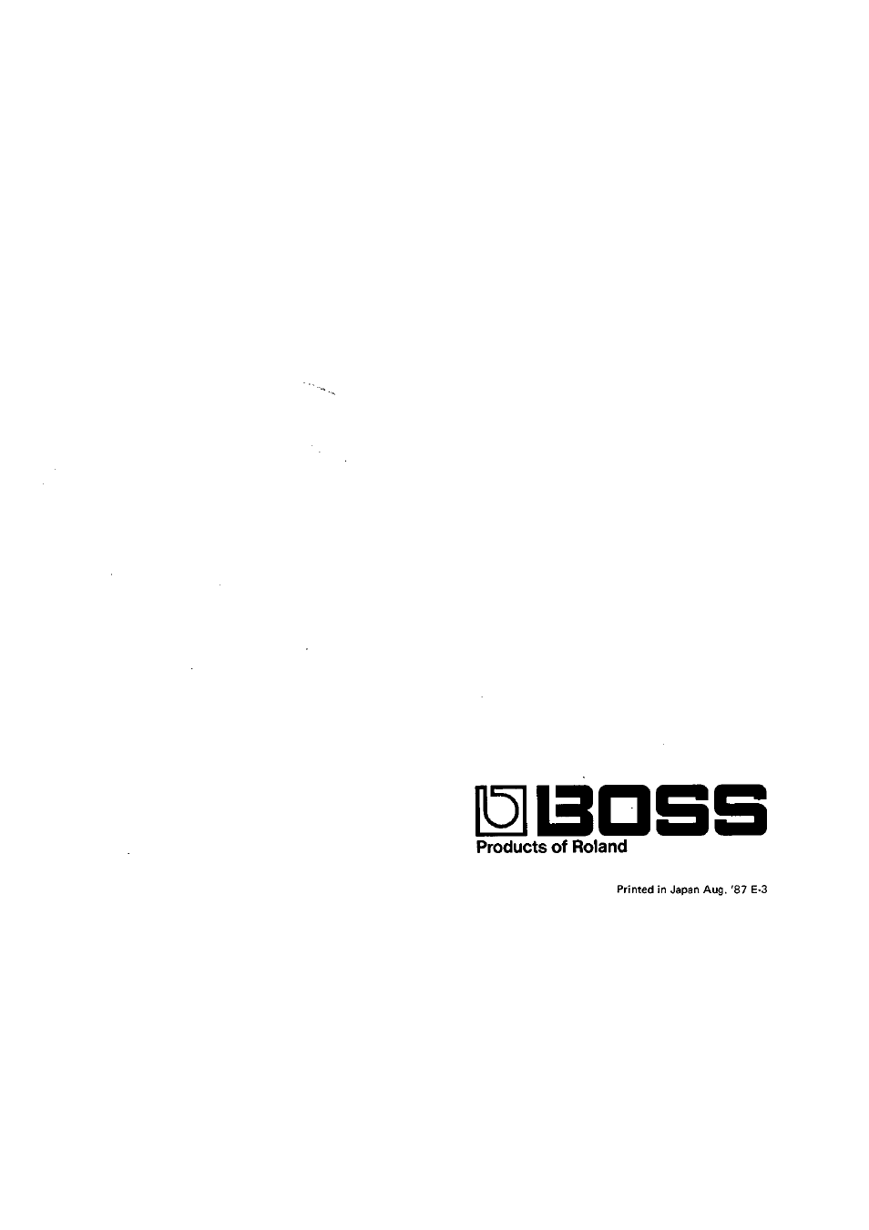 Boss Audio Systems Boss Digital Panning Delay RPD-10 User Manual | Page 12 / 12