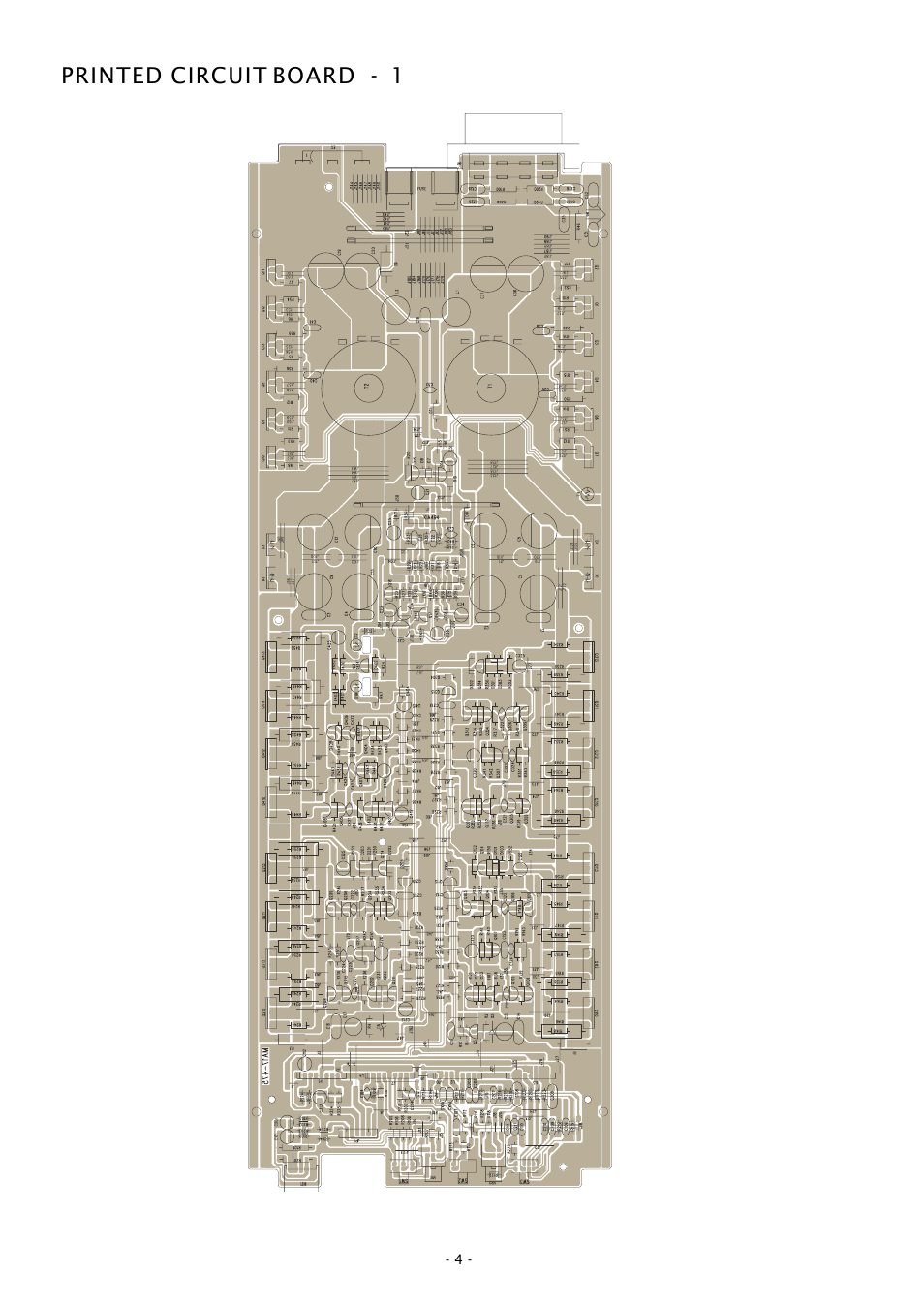 Printed circuit board - 1 | Boss Audio Systems GT1280 User Manual | Page 4 / 9