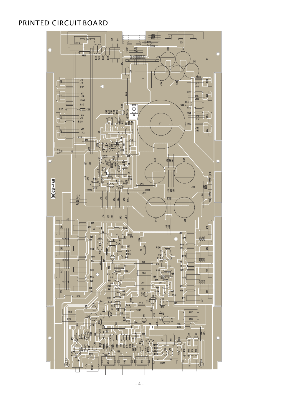 Printed circuit board | Boss Audio Systems CHAOS CH1200M User Manual | Page 4 / 8