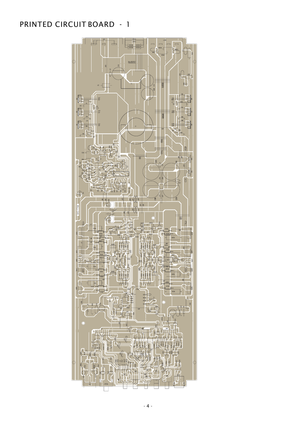 Printed circuit board - 1 | Boss Audio Systems GT1080 User Manual | Page 4 / 8