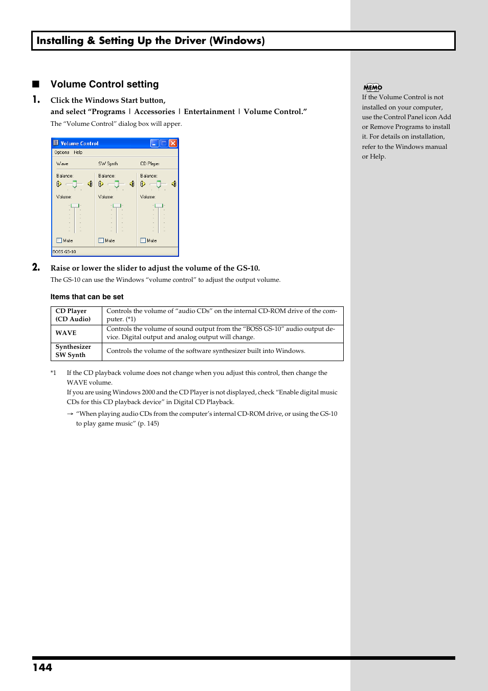 Boss Audio Systems GS-10 User Manual | Page 144 / 180