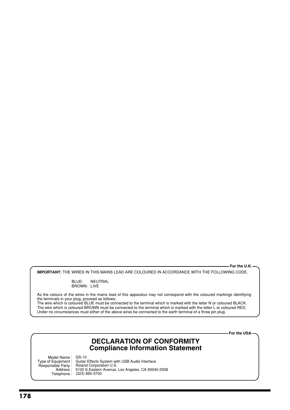 Boss Audio Systems GS-10 User Manual | Page 178 / 180