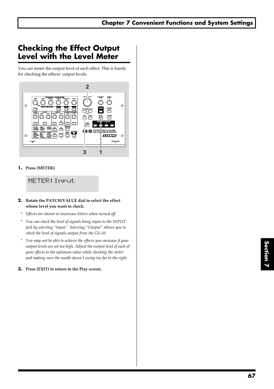 Meter button (p. 67) | Boss Audio Systems GS-10 User Manual | Page 67 / 180