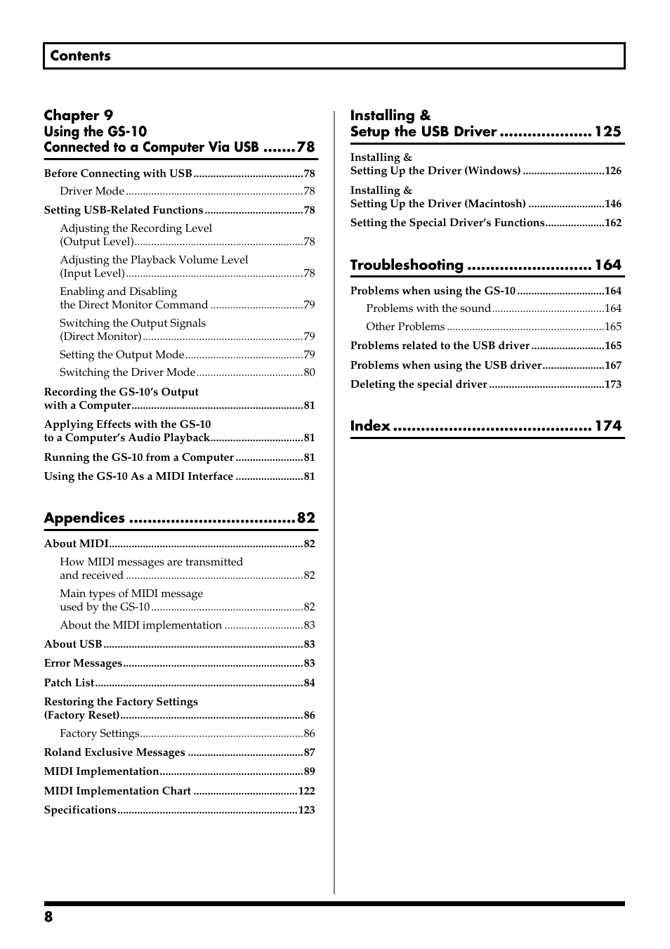 Boss Audio Systems GS-10 User Manual | Page 8 / 180