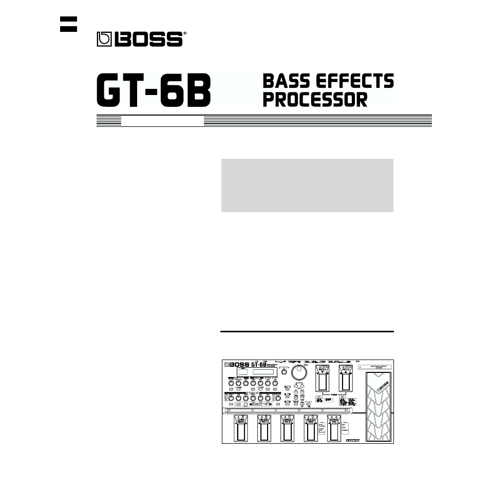 Boss Audio Systems GT-6B User Manual | 84 pages