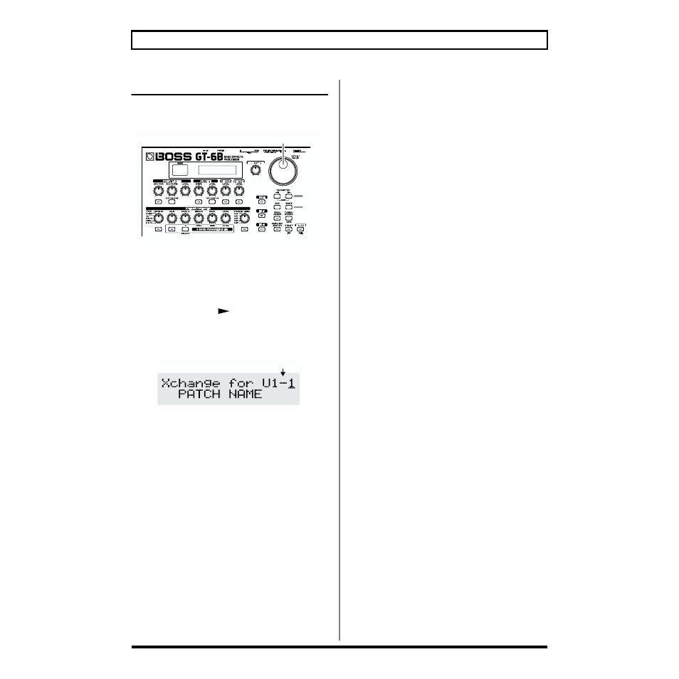 Exchanging patches | Boss Audio Systems GT-6B User Manual | Page 24 / 84